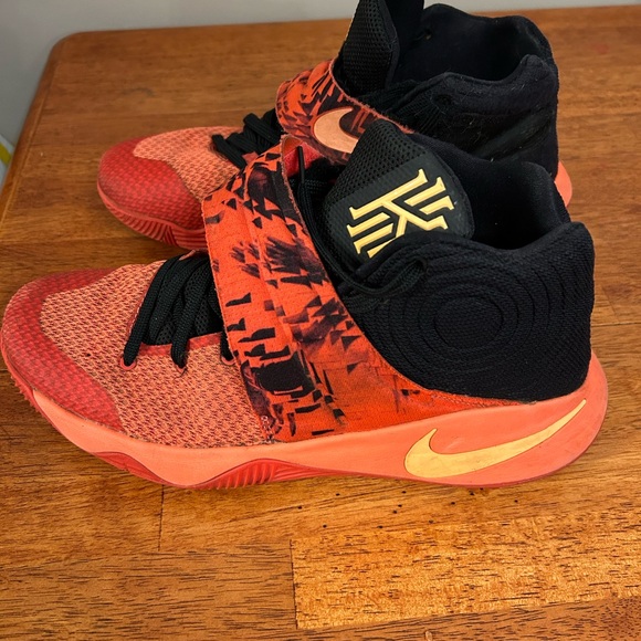 Nike Kyrie 2 Inferno Crimson Orange/Black 2016 Men’s Size 11 819538-680 main image 4